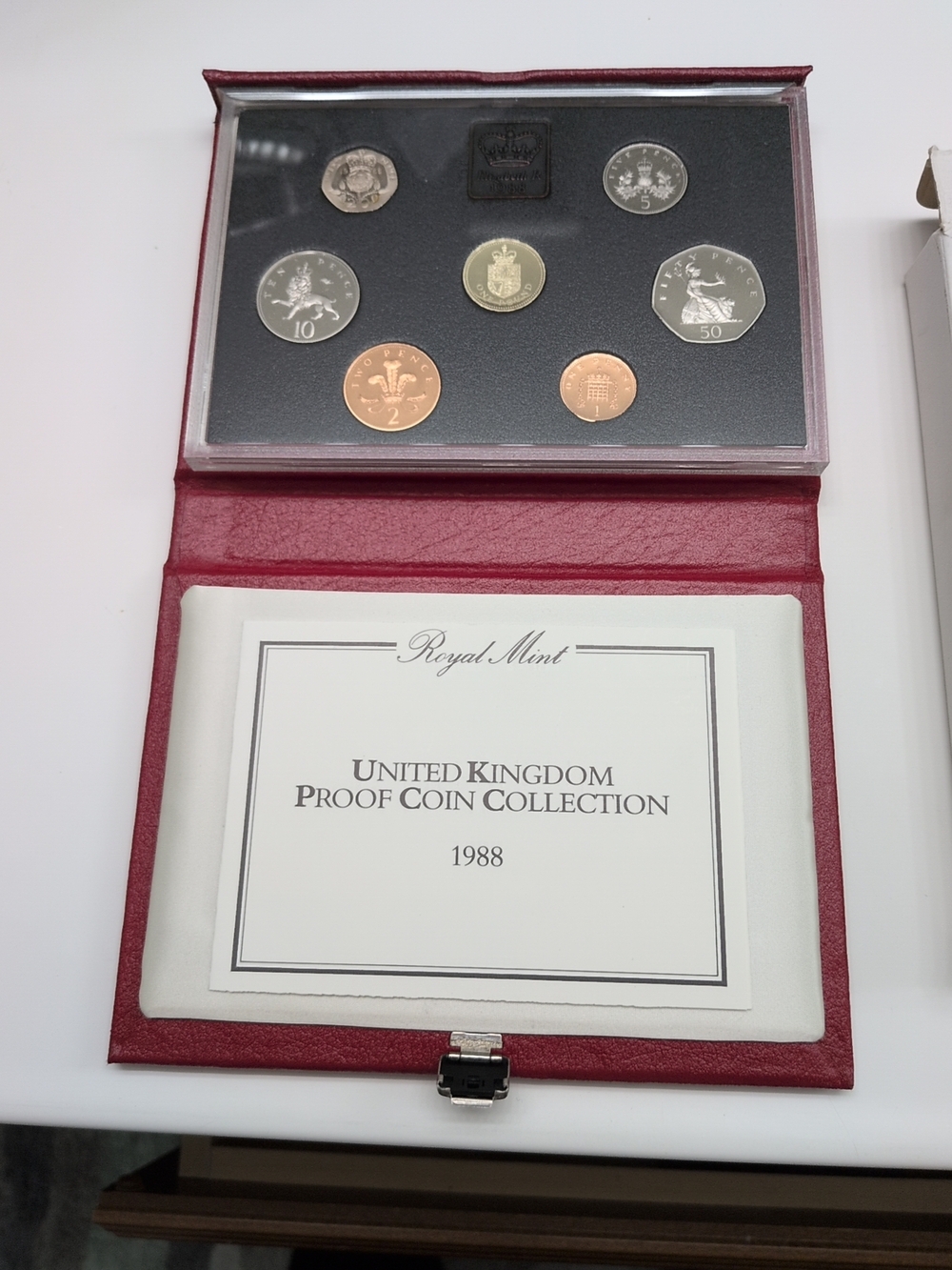 British Royal Mint UK Proof Coin Collection 1988
